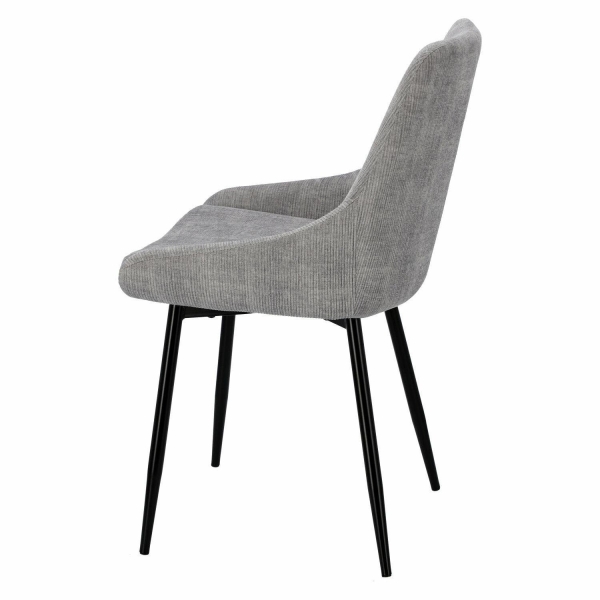 Krzesło Floyd sztruks szary - Intesi