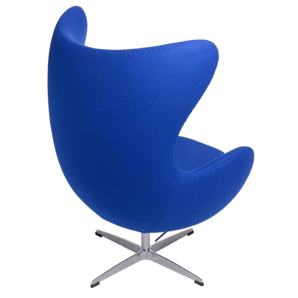 Fotel Jajo niebieski ciemny kaszmir 118 Premium - D2 DESIGN