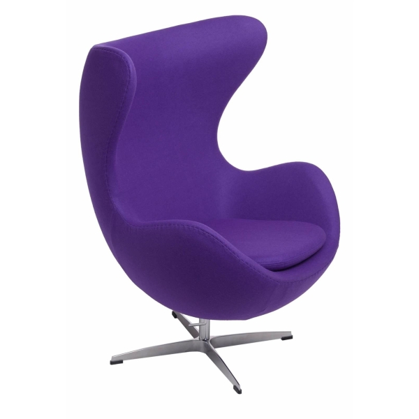 Fotel Jajo fioletowy kaszmir 4 Premium - D2 DESIGN