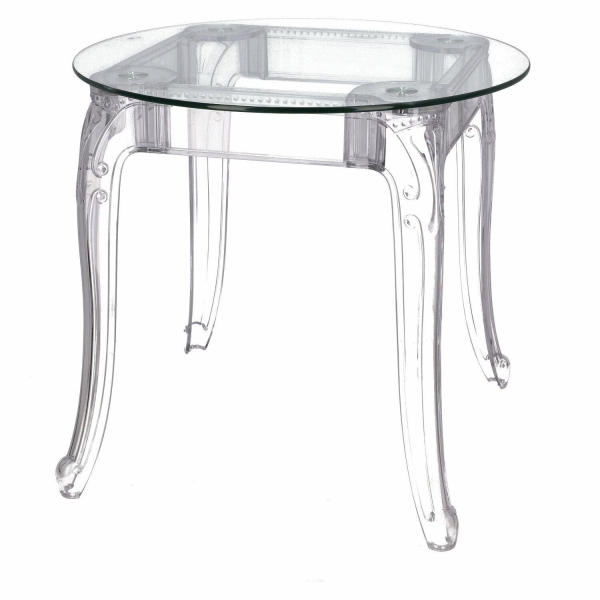 Stół Ghost 80cm transparentny - Intesi