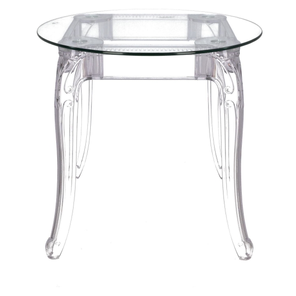 Stół Ghost 80cm transparentny - Intesi