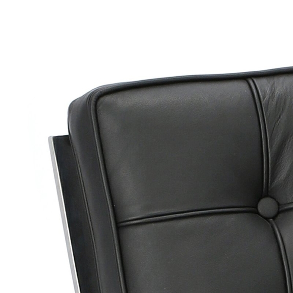 Fotel BA1 skóra naturalna czarna - D2 DESIGN
