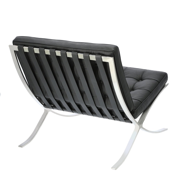 Fotel BA1 skóra naturalna czarna - D2 DESIGN