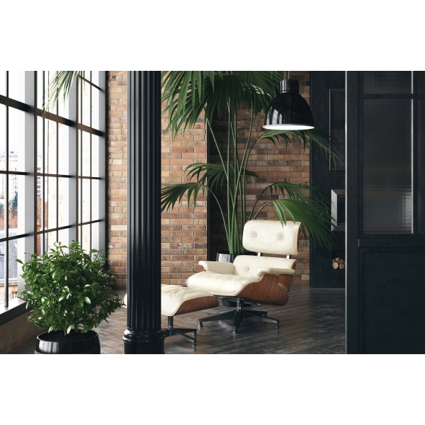Fotel Vip biały/walnut/srebrna baza TP - D2 DESIGN