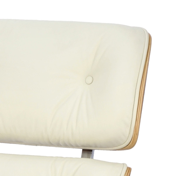 Fotel Vip biały/walnut/srebrna baza TP - D2 DESIGN