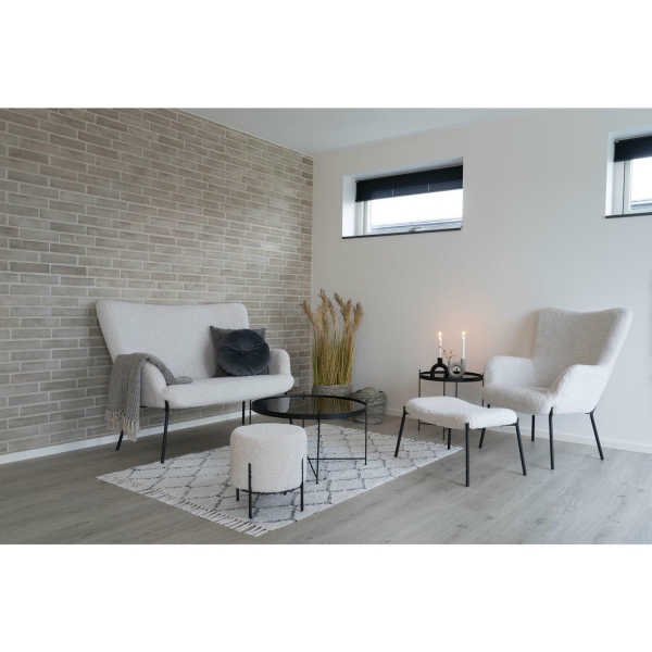 Fotel Glasgow biały - House Nordic