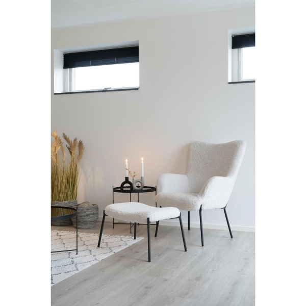 Fotel Glasgow biały - House Nordic