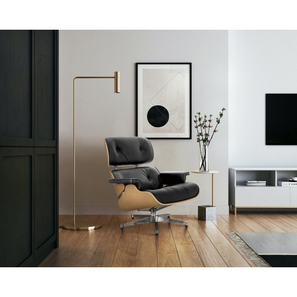 Fotel Vip czarny/natural oak/standard ba se - D2 DESIGN
