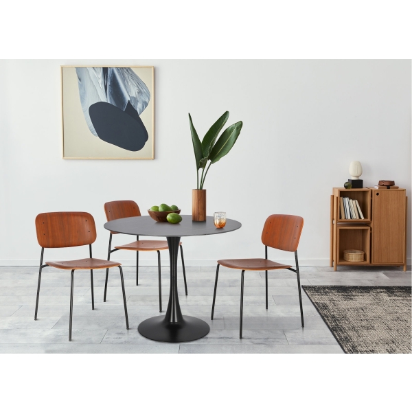 Stół Simplet Skinny Premium Stone Black 90cm