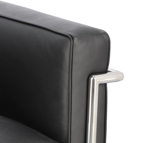 Fotel Kubik czarna skóra TP - D2 DESIGN