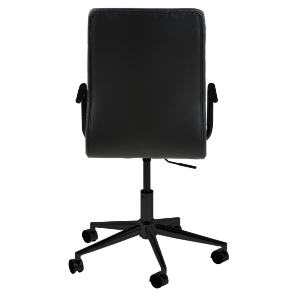 Fotel biurowy Winslow czarny/czarny - ACTONA