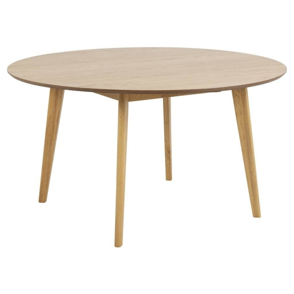 Stół do jadalni Actona Roxby okrągły 140 cm naturalny, nierozkładany