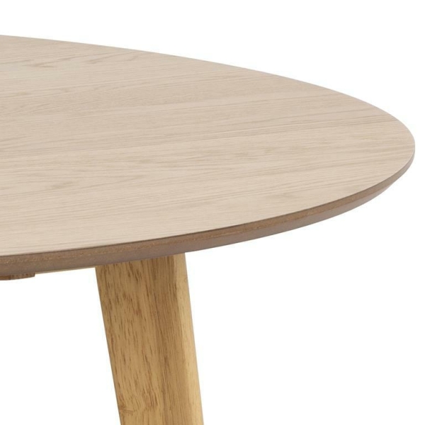 Stół do jadalni Actona Roxby okrągły 140 cm naturalny, nierozkładany