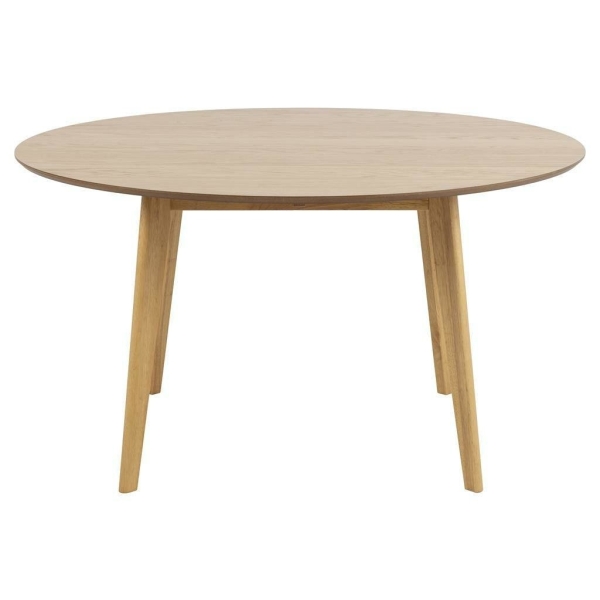 Stół do jadalni Actona Roxby okrągły 140 cm naturalny, nierozkładany