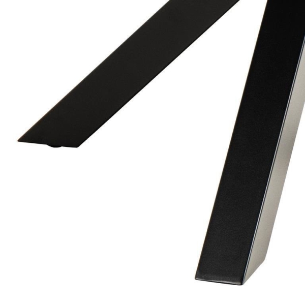 Stół okrągły Heaven Actona marmurowy czarny 120 cm nierozkładany