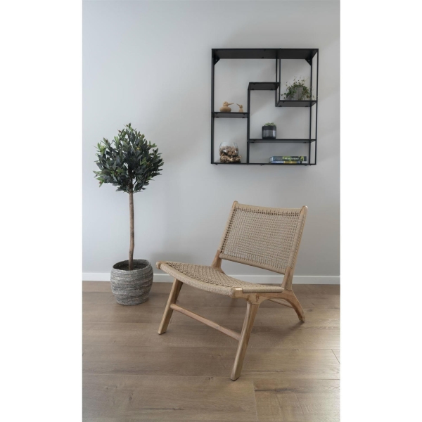 Fotel Derby teakowy technorattan - House Nordic