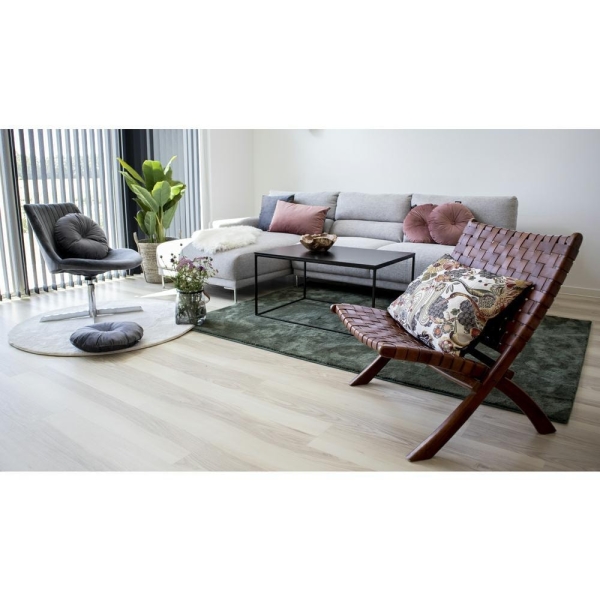 Fotel Perugia skóra brązowa - House Nordic