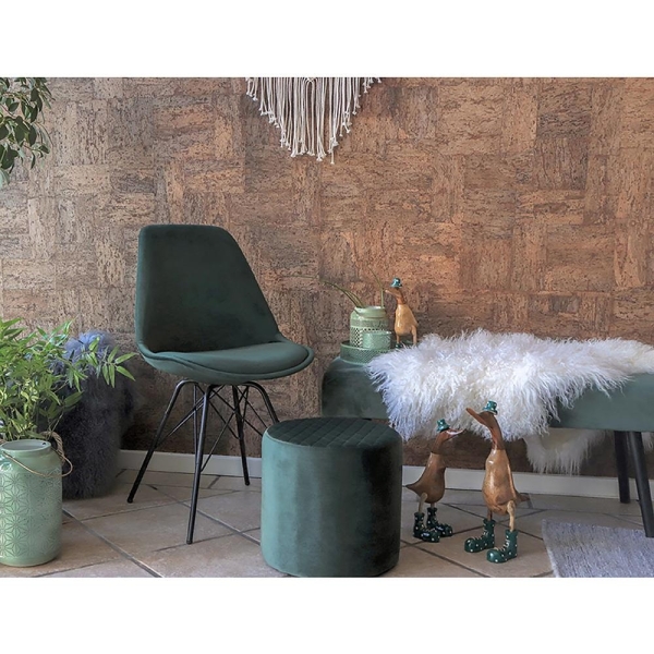 Krzesło Oslo Velvet zielone ciemne - House Nordic
