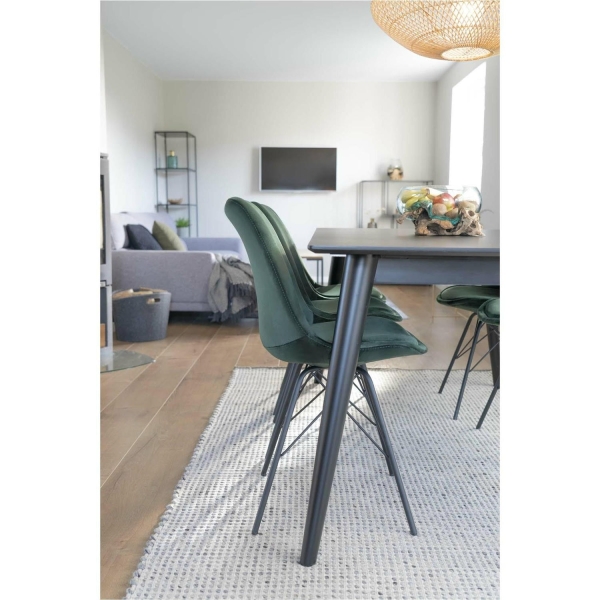 Krzesło Oslo Velvet zielone ciemne - House Nordic