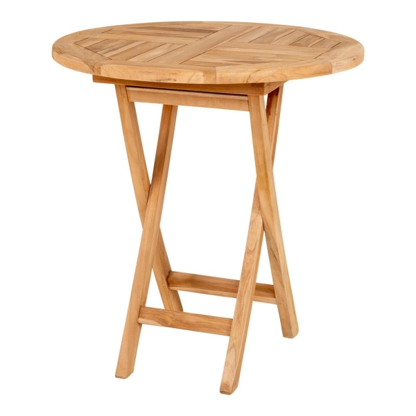 Stół składany Toledo 70 cm drewno tekowe - House Nordic