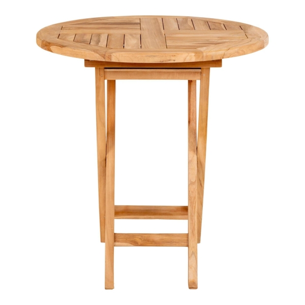 Stół składany Toledo 70 cm drewno tekowe - House Nordic