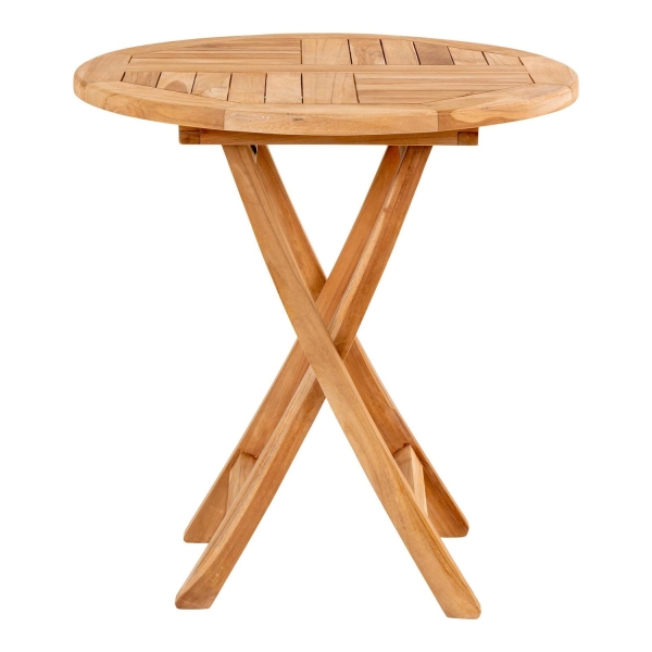 Stół składany Toledo 70 cm drewno tekowe - House Nordic