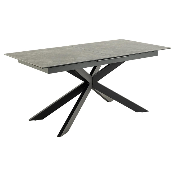 Stół Irwine 168/210cm czarny - ACTONA