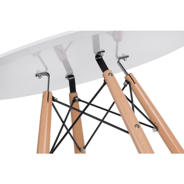 Stół DTW 80 cm, blat biały - Intesi