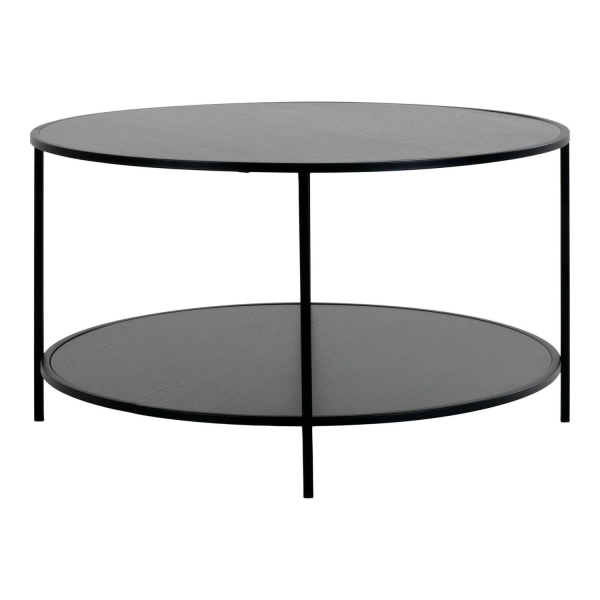 Stolik kawowy Vita czarny 80cm - House Nordic