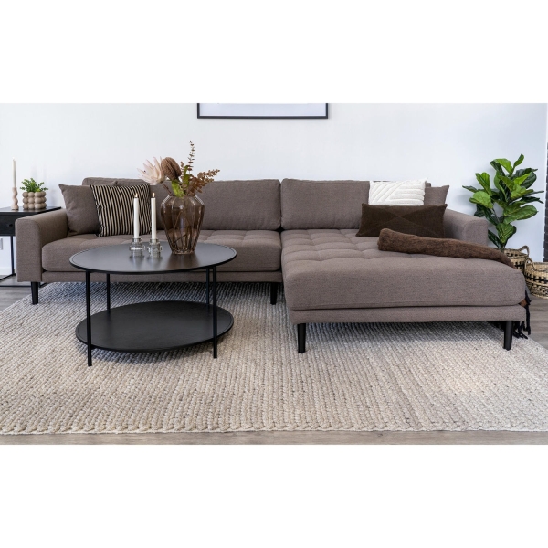 Stolik kawowy Vita czarny 80cm - House Nordic