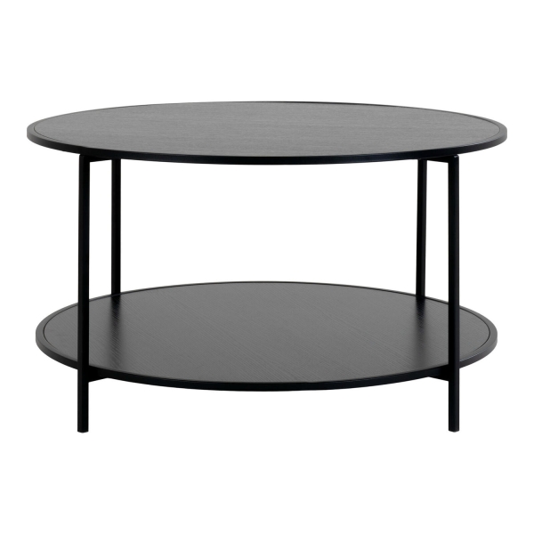 Stolik kawowy Vita czarny 80cm - House Nordic