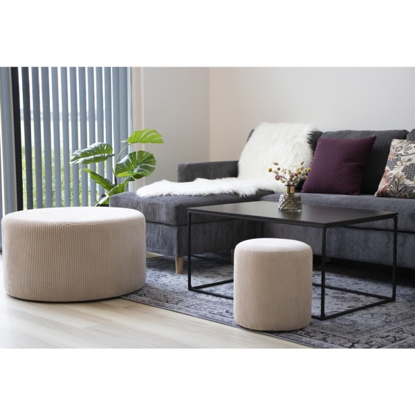 Stolik kawowy Vita czarny 60x90cm - House Nordic