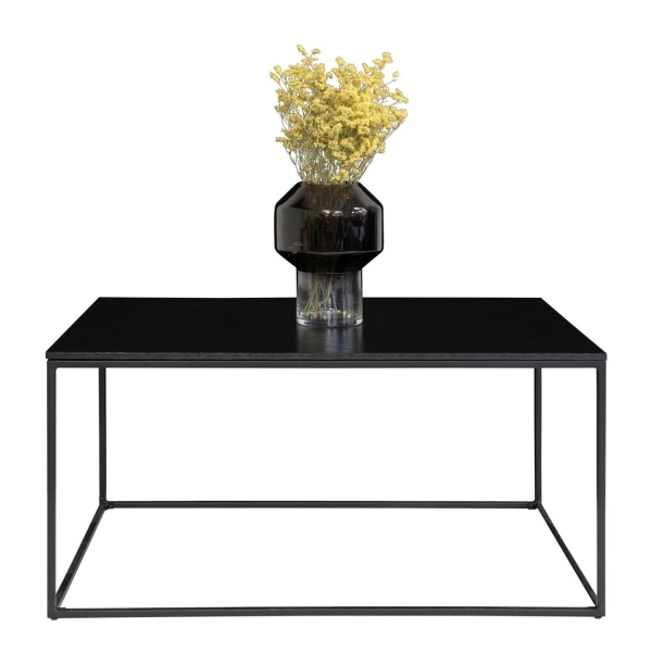 Stolik kawowy Vita czarny 60x90cm - House Nordic