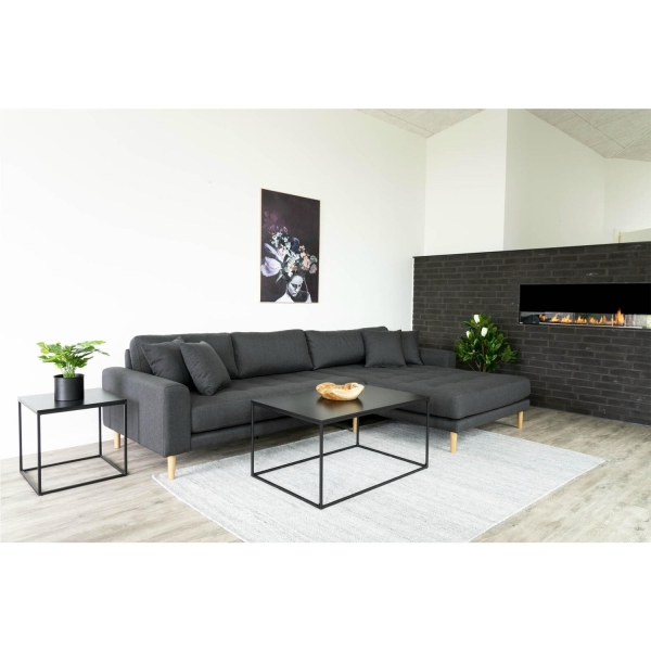 Stolik kawowy Vita czarny 60x90cm - House Nordic