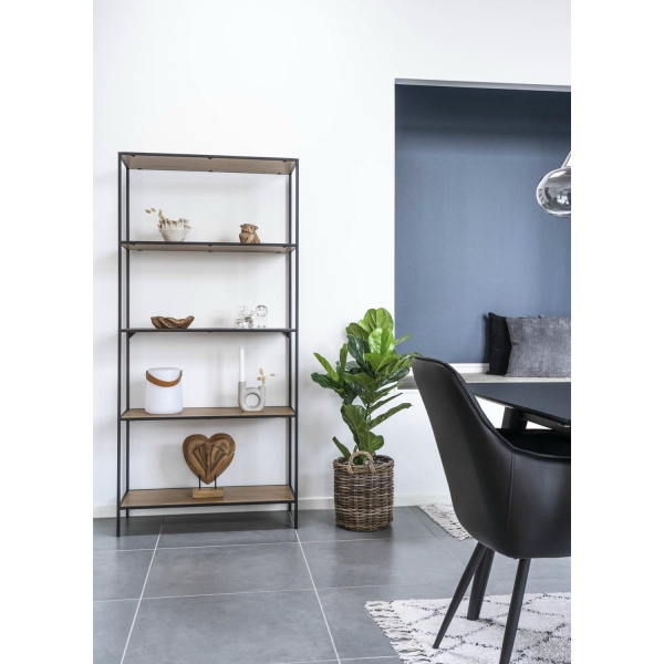 Regał Vita 5 półek dąb naturalny - House Nordic