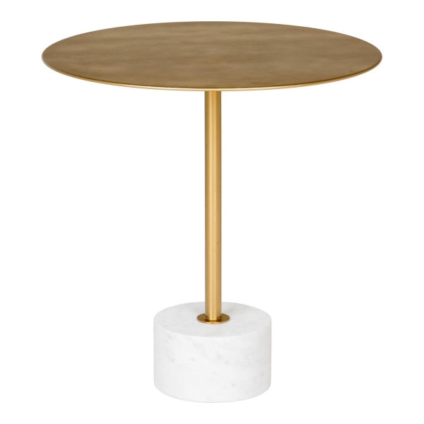 Stolik kawowy Lecco 51cm złoty - House Nordic