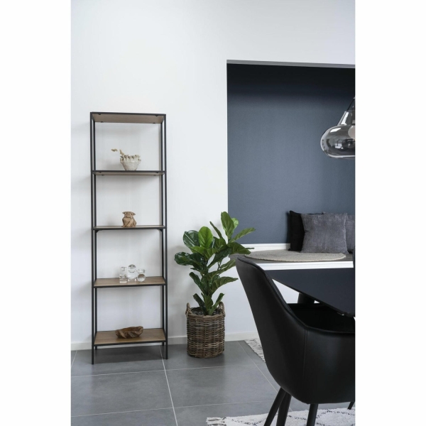 Regał Vita wąski 5 półek dąb naturalny - House Nordic