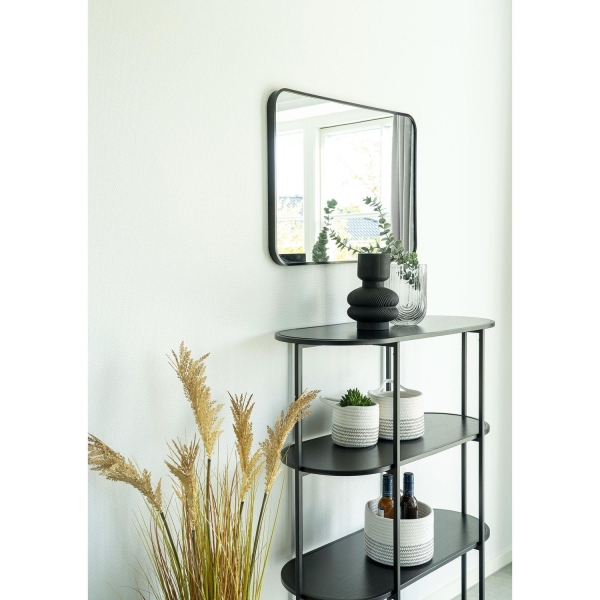 Regał Vita owalny czarny - House Nordic