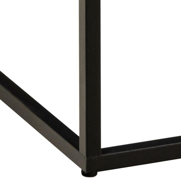 Stolik Barossa 60x60cm czarny marmur - ACTONA