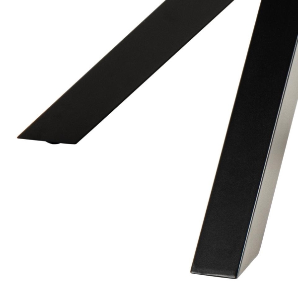 Stół okrągły do jadalni Heaven Lemco Actona ceramiczny brązowy 119 cm