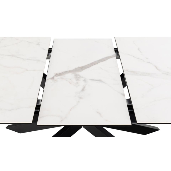 Stół Irwine 168/210x90cm white Akranes - ACTONA