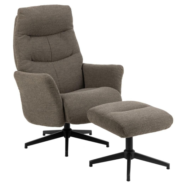 Fotel obrotowy London taupe Monza 40 - ACTONA