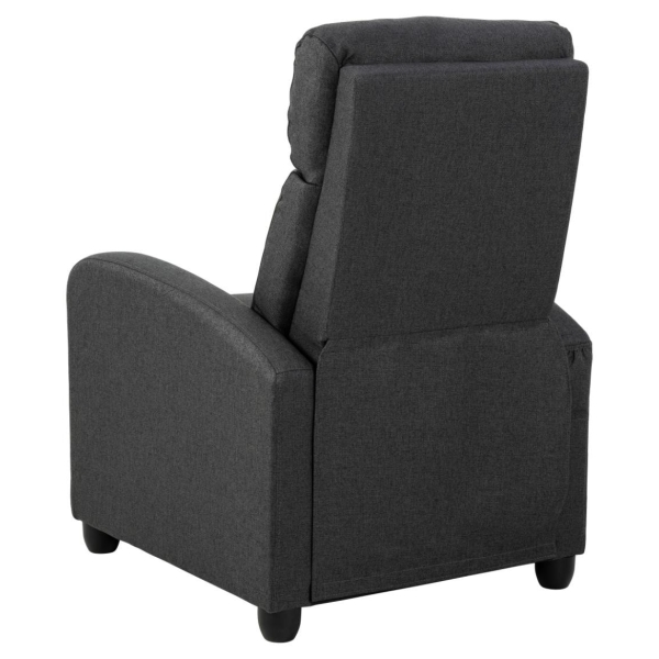 Fotel rozkładany Siom antracyt - ACTONA