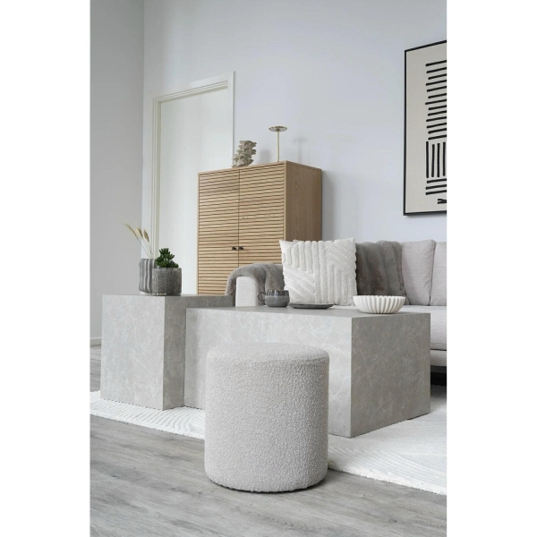 Pufa Ejby bouncle beżowa - House Nordic