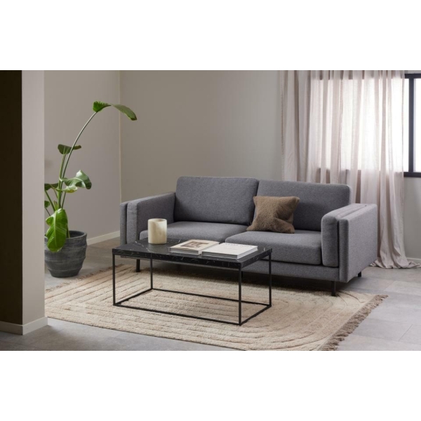 Stolik Barossa 110x55cm czarny marmur - ACTONA