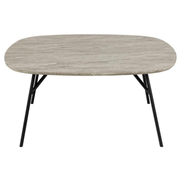 Stolik kawowy Caracas 90x90cm szary marmur - ACTONA