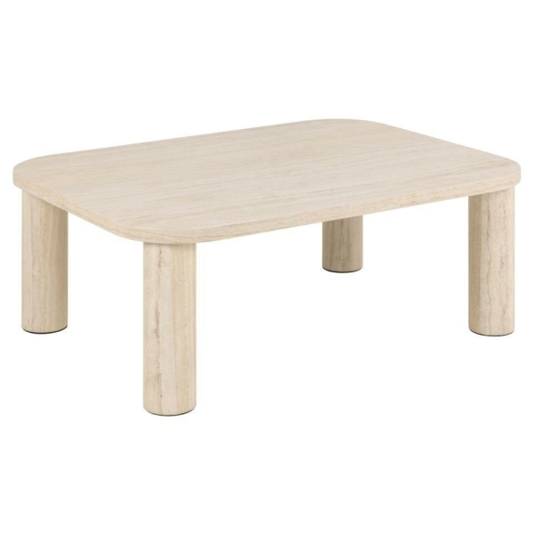 Stolik kawowy Solano 100x75cm trawertyn - ACTONA