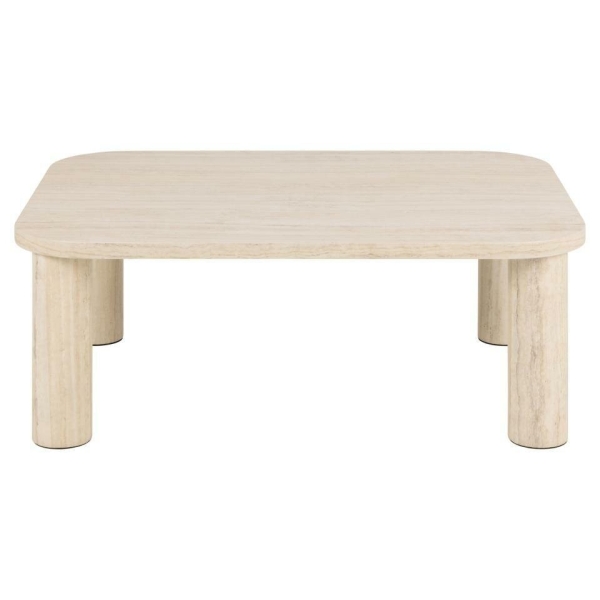 Stolik kawowy Solano 100x75cm trawertyn - ACTONA