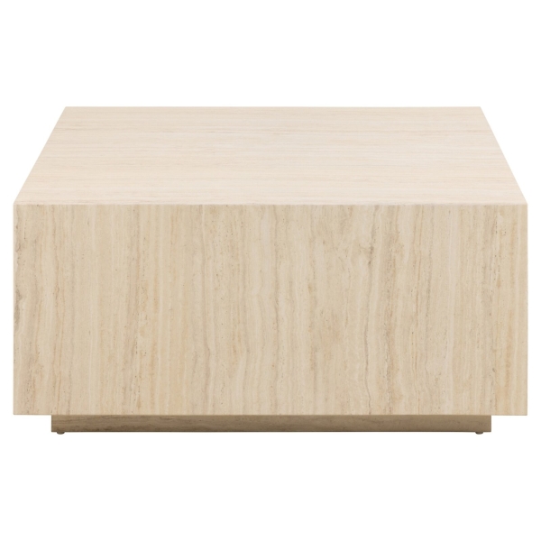 Stolik kawowy Dice 90x90cm trawertyn - ACTONA
