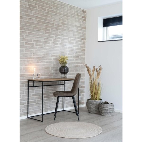 Krzesło Middelfart brązowe jasne/ czarne - House Nordic